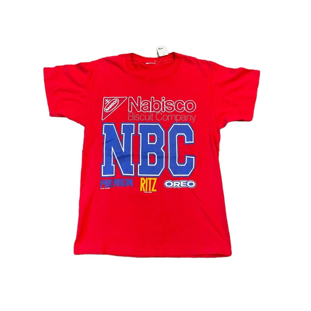 Vintage Rare Nabisco Biscuit Company Snack Shirt Oreo Ritz Saltine Crackers